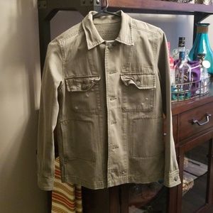 Oversized fatigue jacket.